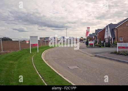 Neues bauen Häuser Northamptonshire UK Stockfoto