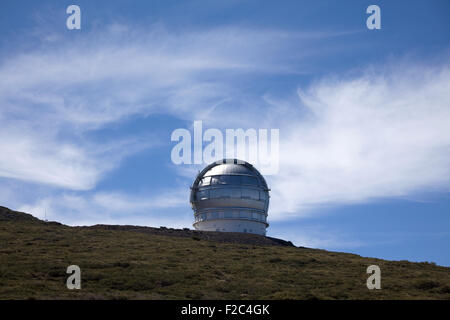Astronomisches Observatorium Roque de Los Muchachos, ORM, European Northern Observatory, ENO, La Palma, Kanarische Inseln Stockfoto