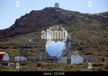 Astronomisches Observatorium Roque de Los Muchachos, ORM, European Northern Observatory, ENO, La Palma, Kanarische Inseln Stockfoto