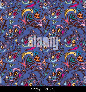 Nahtloser Vektor Hintergrund mit islamischen und arabischen Motiven Stock Vektor