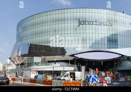 Letzten Schliff der neuen John Lewis speichern St Grand Central in Birmingham Stockfoto