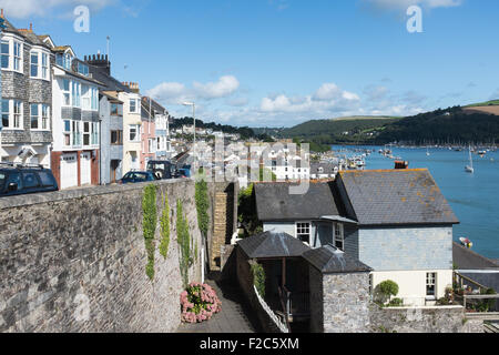 Ansicht von Dartmouth und die Dart-Mündung von Newcomen Straße Stockfoto