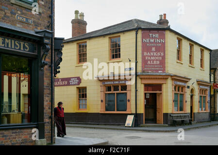 Blists Hill ist ein Freilichtmuseum, erbaut auf einem ehemaligen industriellen Komplex befindet sich in Madeley Telford, Shropshire, England Stockfoto