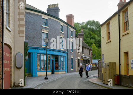 Blists Hill ist ein Freilichtmuseum, erbaut auf einem ehemaligen industriellen Komplex befindet sich in Madeley Telford, Shropshire, England Stockfoto