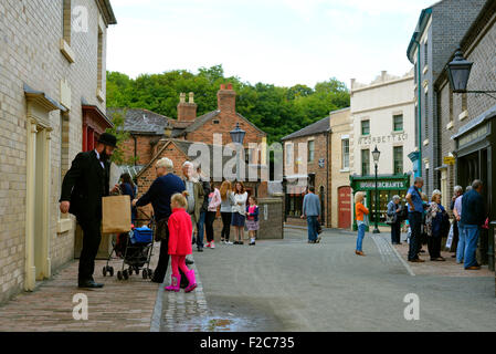 Blists Hill ist ein Freilichtmuseum, erbaut auf einem ehemaligen industriellen Komplex befindet sich in Madeley Telford, Shropshire, England Stockfoto