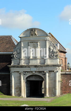 Das Wassertor in Tilbury Fort in Essex, Großbritannien Stockfoto