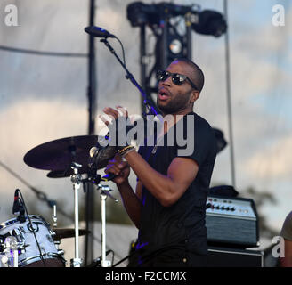 Arrington, VIRGINIA, USA. 13. Sep, 2015. TROMBONE SHORTY & ORLEANS AVENUE bringen die Jazz '' LOCKN'' INEINANDERGREIFENDE MUSIC Festival auf der Oak Ridge Farm in ARRINGTON, VIRGINIA am 12 SEPTEMBER 2015.photo © jJeff Moore © Jeff Moore/ZUMA Draht/Alamy Live News Stockfoto