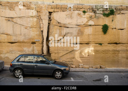 Malta, 2. Januar 2015 In den Straßen von Sliema.  Foto Kees Metselaar Stockfoto