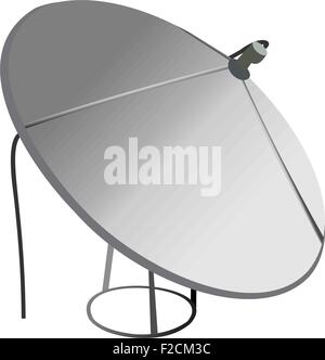 Sat-Antenne Stock Vektor