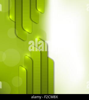 Abstrakten grünen Hintergrund, trendige bunte Karte Stock Vektor