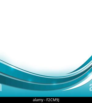 Abstrakte blaue Broschüre mit Platz für Ihren text Stock Vektor