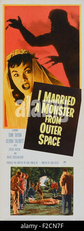 I Married a Monster From Outer Space 03 - Filmplakat - B-Movie Stockfoto
