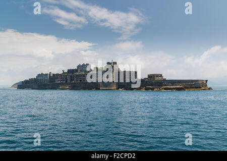 Gunkanjima (Hashima Island) in Nagasaki, Japan. Stockfoto