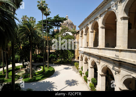 Italien, Rom, Palazzo Venezia, Gärten und Loggia Stockfoto