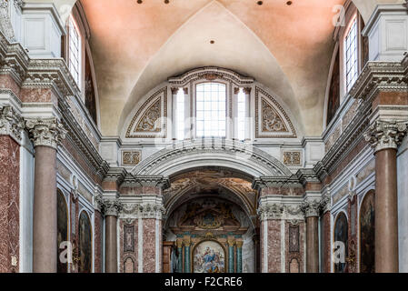 Querschiff Detail, Basilika St. Maria von den Engeln und den Märtyrern, Rom, Italien Stockfoto