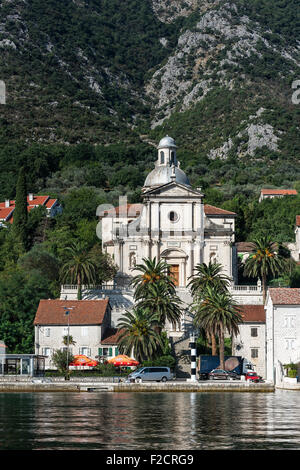 Die Katholische Kirche der Geburt der Jungfrau Maria, Prcanj, Montenegro Stockfoto