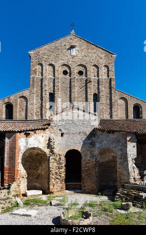 Kathedrale von Santa Maria Assunta ist eine Basilika auf der Insel Torcello, Venedig, Italien Stockfoto