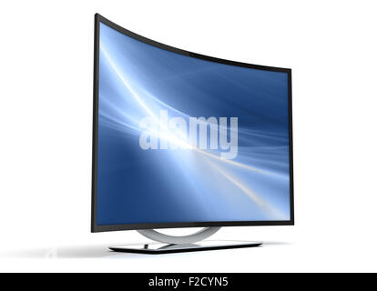 Kurve tv Stockfoto