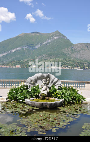 Park der Villa Melzi in Bellagio am berühmten italienischen Comer See Stockfoto