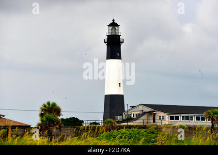 Tybee Island Lighthouse auf Tybee Island ist die größte und älteste Leuchtturm in Georgien. Stockfoto