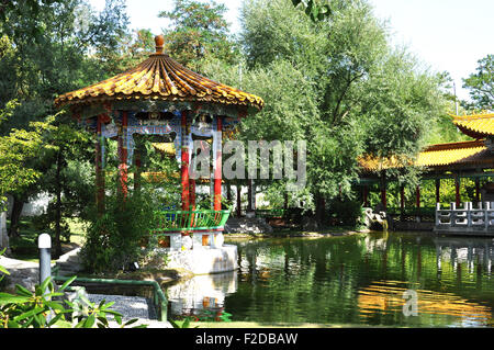 Chinesischer Garten in Zürich Stockfoto