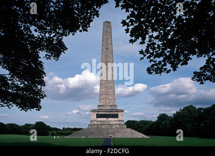 Das Wellington Monument im Phoenix Park genannt von James Joyce in "Finnegans Wake" 'Wallinstone', Dublin, Irland Stockfoto