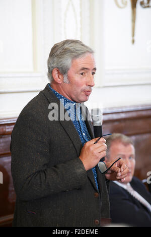 Matthew Rice im literarischen Oldie Mittagessen 16.09.15 Stockfoto