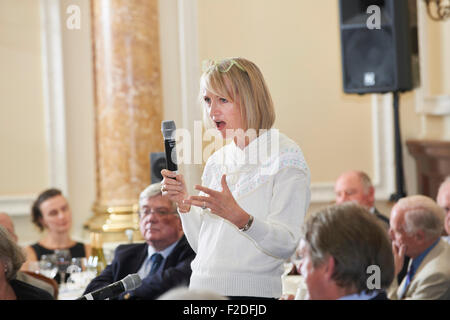 Virginia Nicholson mittags die Oldie literarische 16.09.15 Stockfoto