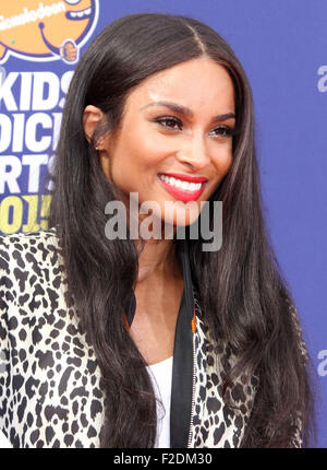 Nickelodeon Kids' Choice Awards Sport 2015 statt am UCLA Pauley Pavillion Featuring: Ciara wo: Los Angeles, California, Vereinigte Staaten von Amerika bei: 16. Juli 2015 Stockfoto