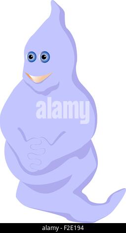 lustige Halloween Ghost Stock Vektor