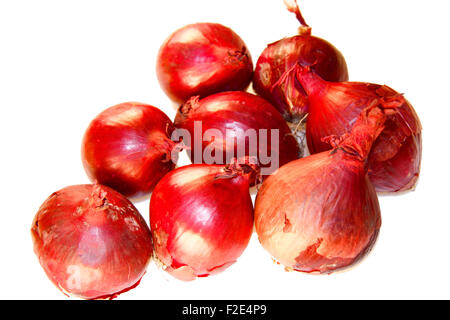 Rote Zwiebeln / rote Zwiebeln - Symbolbild Nahrungsmittel. Stockfoto