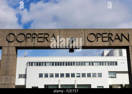 Der Finnischen Nationaloper in Helsinki Finnland Stockfoto