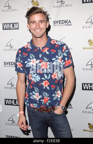 Wilhelmina models Host New York Mode Woche Männer s/s 2016 Party im Festzelt mit: RJ König wo: New York, New York, Vereinigte Staaten von Amerika bei: 16. Juli 2015 Stockfoto