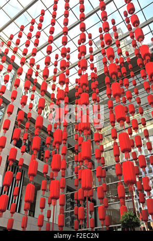 chinesische Laternen Pavillion Einkaufszentrum Kuala Lumpur Malaysia Stockfoto