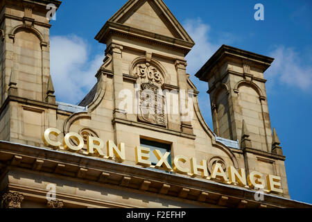 Corn Exchange in Manchester Stadtzentrum Exchange Square UK Großbritannien britische Großbritannien Europa Europäische Insel Engla Stockfoto