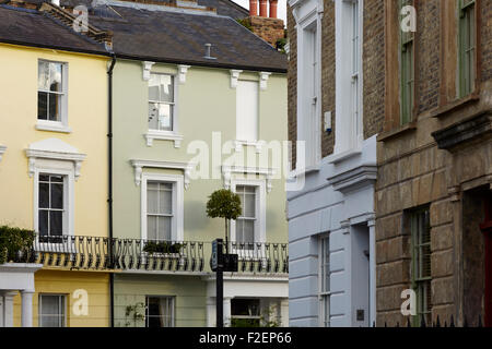 Paddington-Lage: das Haus der Familie Brown: Chalcot Crescent, Primrose Hill, London Stockfoto