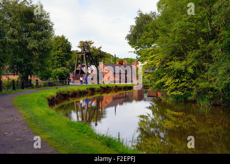 Blists Hill ist ein Freilichtmuseum, erbaut auf einem ehemaligen industriellen Komplex befindet sich in Madeley Telford, Shropshire, England Stockfoto