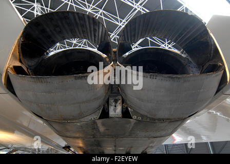 Musée Aeroscopia, Luftfahrt Museum, Toulouse, Frankreich. Sammlung von Antiquitäten Flugzeuge Stockfoto