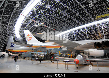 Musée Aeroscopia, Luftfahrt Museum, Toulouse, Frankreich. Sammlung von Antiquitäten Flugzeuge Stockfoto