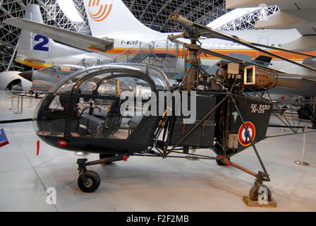 Musée Aeroscopia, Luftfahrt Museum, Toulouse, Frankreich. Sammlung von Antiquitäten Flugzeuge Stockfoto