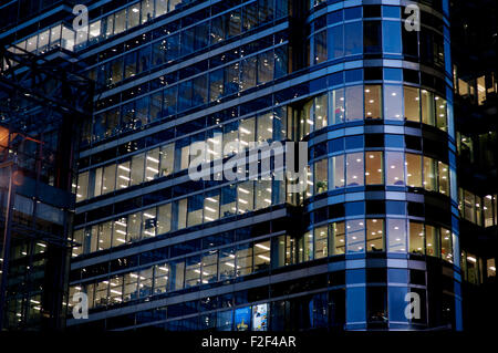 Canary Wharf Beobachtungen. London, September 2015 Stockfoto