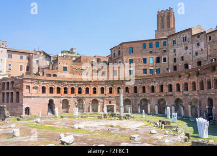 Trajans Markt Forum ist ein großer Komplex von Ruinen auf der Via dei Fori Imperiali in der Stadt von Rom Italien Roma-Lazio EU Europa