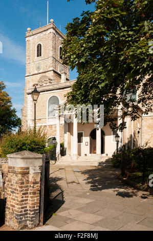 Str. Marys Kirche in Lewisham, Südlondon. Stockfoto