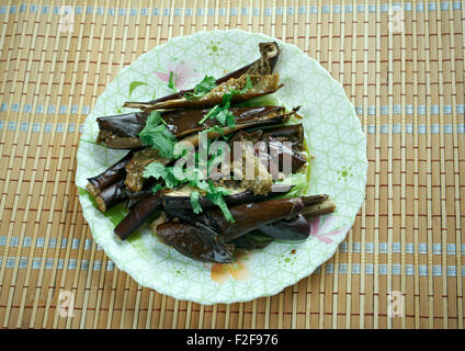 Karela Nu Shak - indisches Gemüsegericht Stockfoto