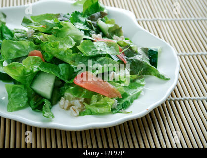 Ulam - traditioneller Salat Kräuter von Malaysia. Stockfoto