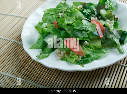 Ulam - traditioneller Salat Kräuter von Malaysia. Stockfoto