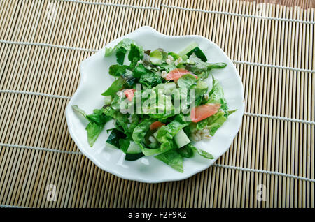 Ulam - traditioneller Salat Kräuter von Malaysia. Stockfoto