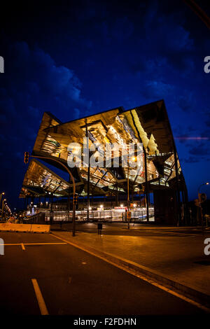 Platz von Disseny Hub Barcelona museum Stockfoto