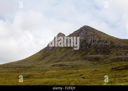 Garbh Choireachan einem Ausläufer des Ben Mor Coigach von Culnacraig Coigach nahe Ullapool Wester Ross Scotland Stockfoto