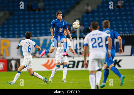 Poznan, Polen. 17. Sep, 2015. Europea Liga Fußball. Lech Poznan gegen Belenses. Dawid Kownacki (Lech) Credit: Aktion Plus Sport/Alamy Live-Nachrichten Stockfoto